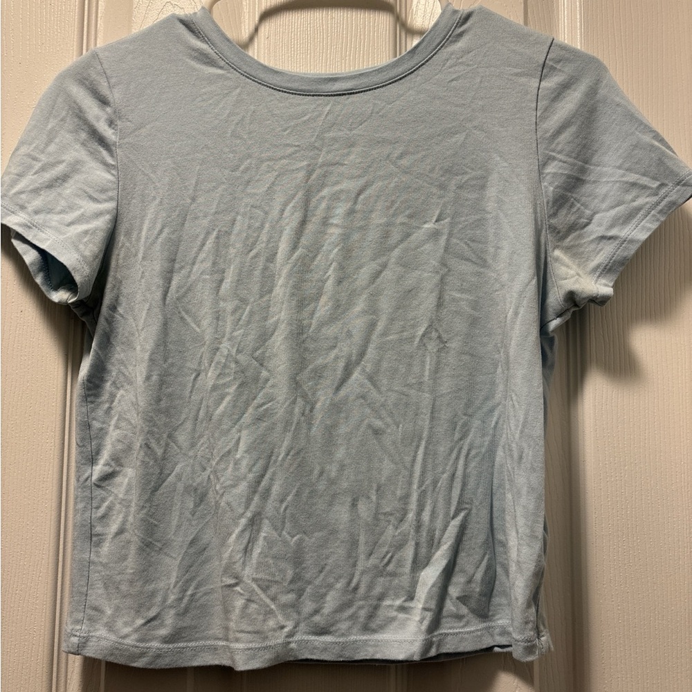 Old Navy Light Blue Crop Top